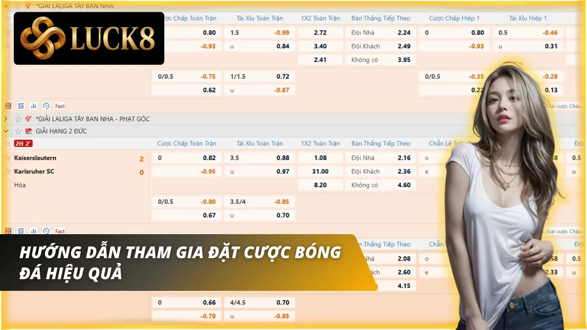 Quy trình tham gia cá cược bóng đá Luck8 từ A-Z