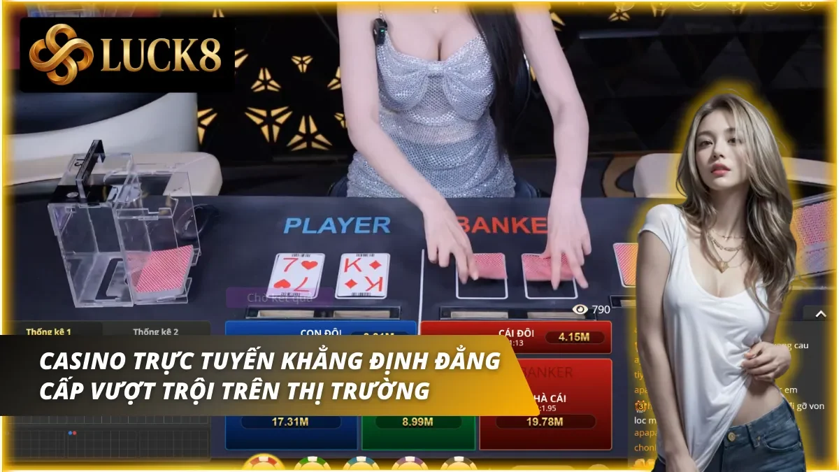 Không gian cá cược sang trọng như tại các sòng bài Las Vegas