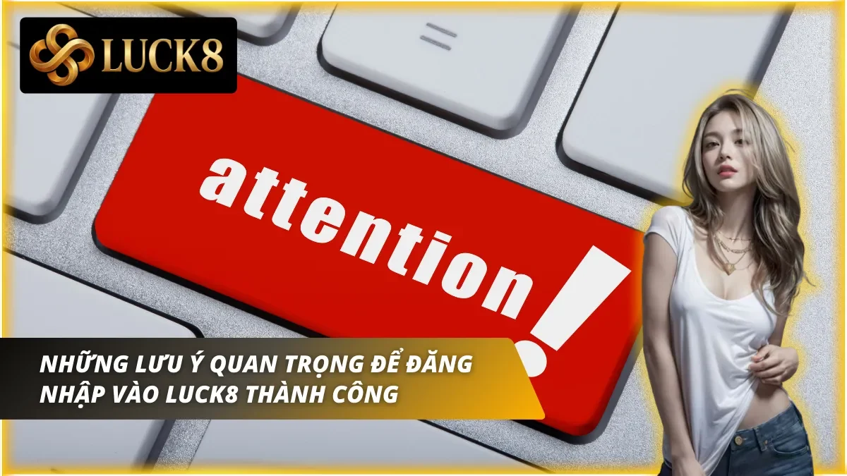 Những lưu ý quan trọng để tiến hành đăng nhập Luck8 thành công